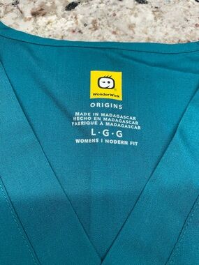 WonderWink Teal Women's Scrub Top and Pant Set